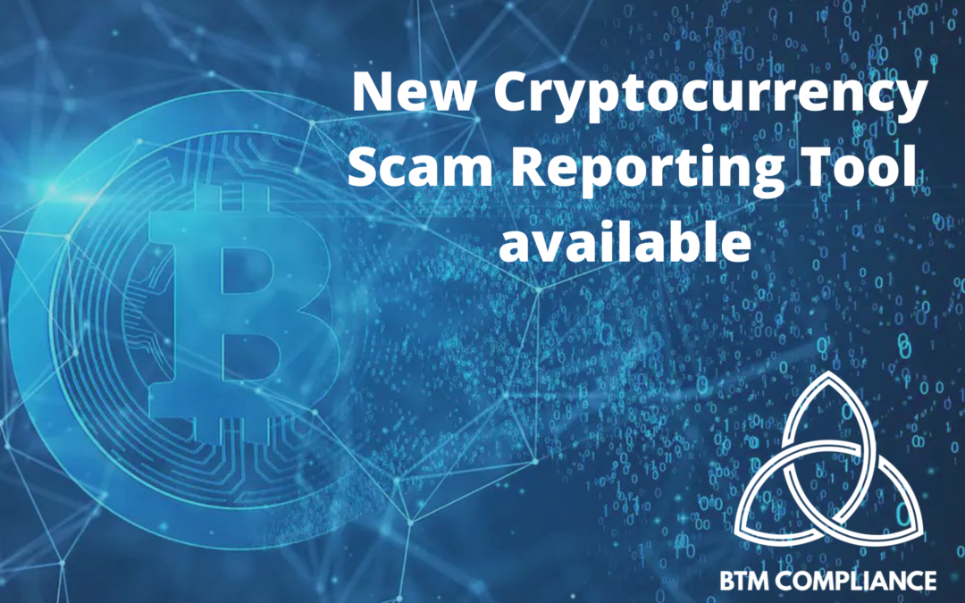 New Cryptocurrency Scam Reporting Tool Available